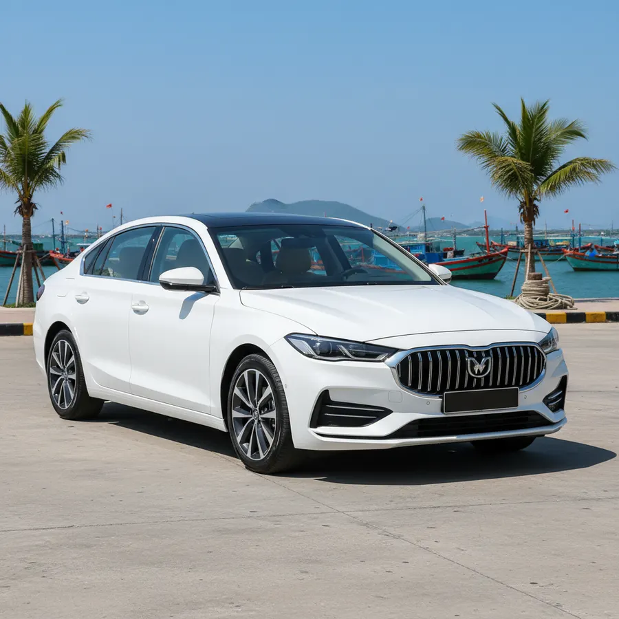 Modern 4-seater Sedan private car with cheap and affordable rates by Faifo Express for travel transfer