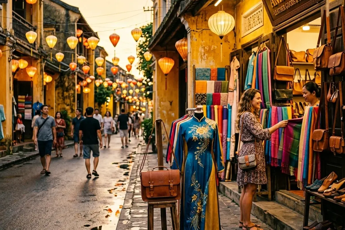 Mua Sắm Ở Hội An 2026: Đồ Da, May Đo Và Quà Lưu Niệm