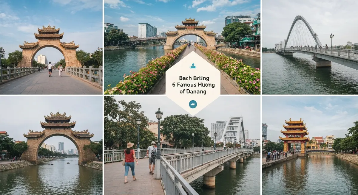 Lộ trình khám phá 6 cây cầu Đà Nẵng trong một ngày, bản đồ check-in các cây cầu nổi tiếng dọc sông Hàn