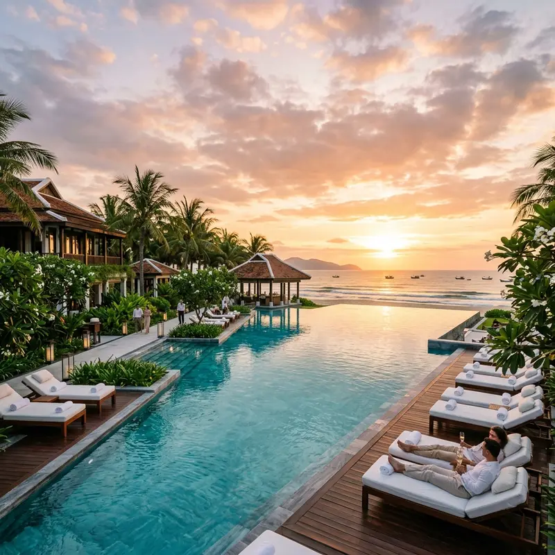 Xe Đón Sân Bay Đà Nẵng Đi Four Seasons Resort Hội An