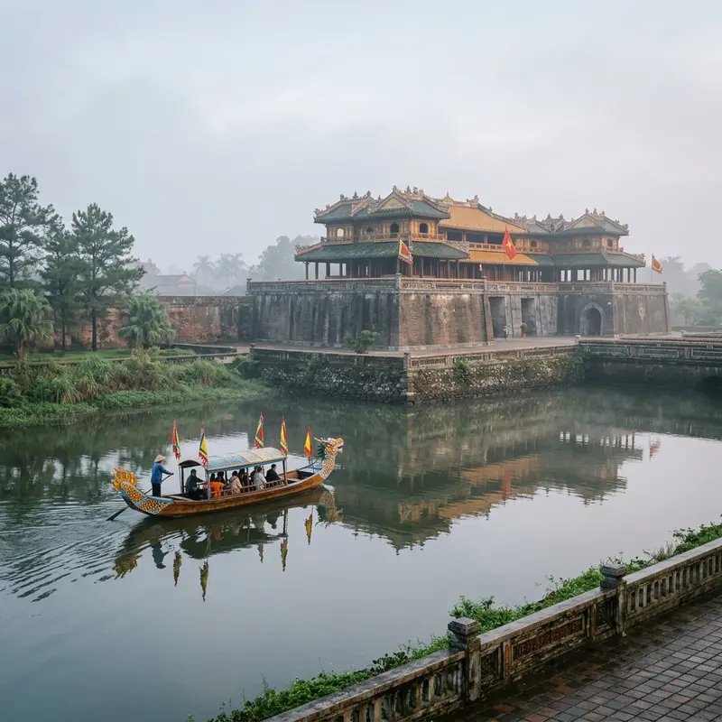 Cổng Ngọ Môn - Đại Nội Huế oai nghiêm