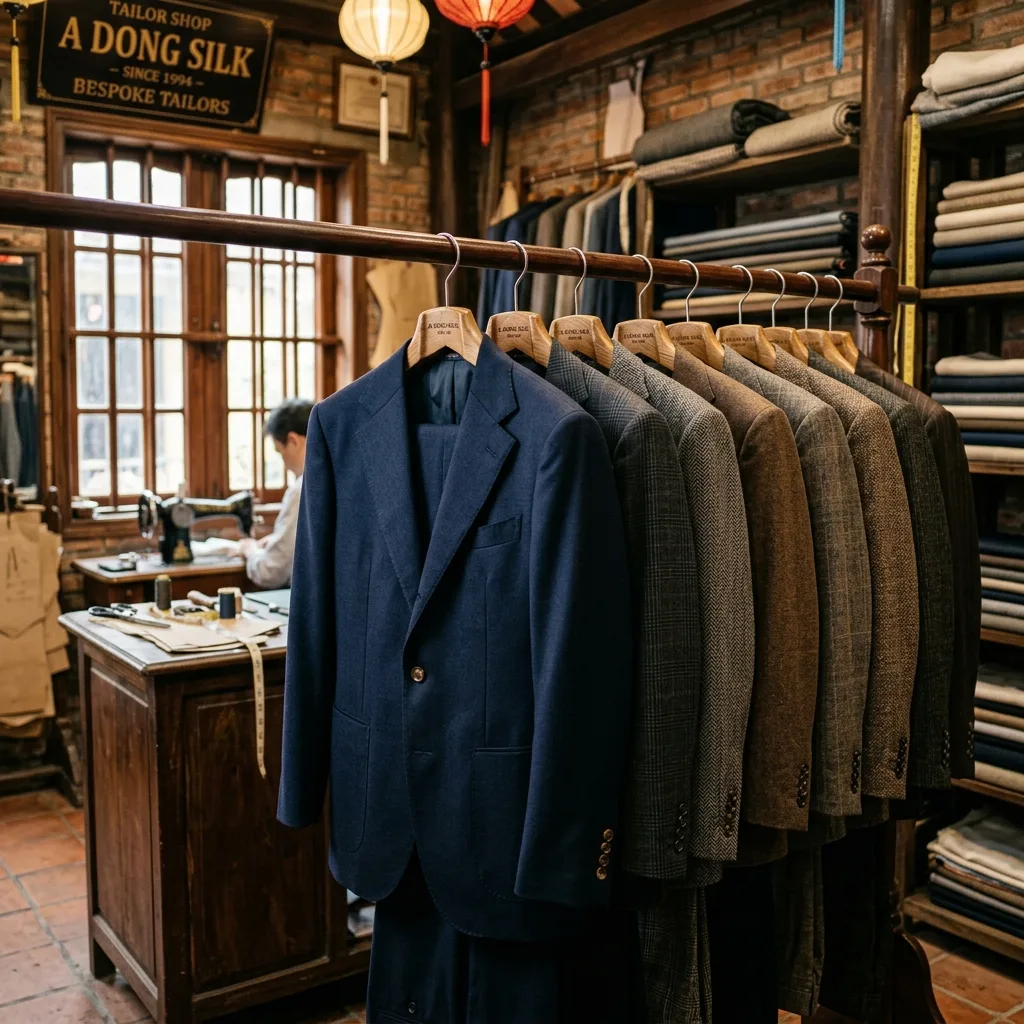 Bộ sưu tập âu phục nam nữ và áo blazer may đo hoàn thiện tại Hội An