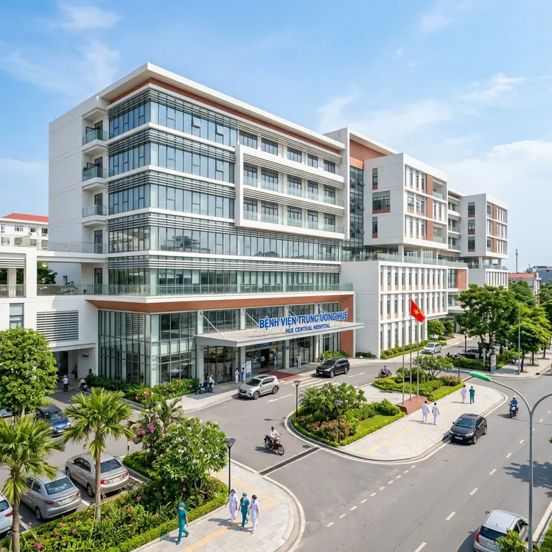 hue hospital exterior
