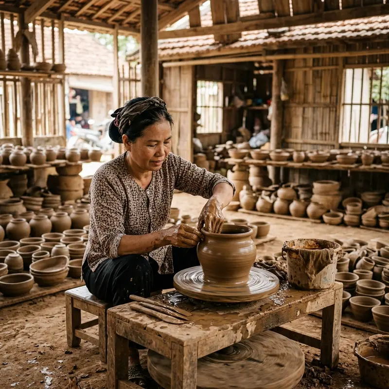 Thuê Xe Đà Nẵng Đến Làng Gốm Thanh Hà Hội An