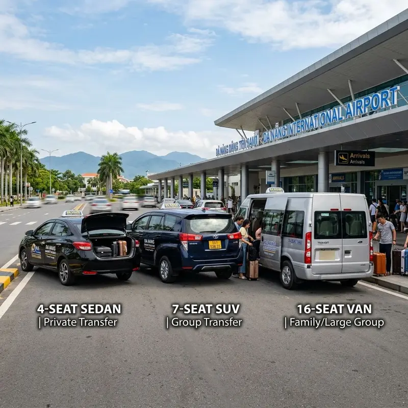 Review Các Loại Xe Đưa Đón Sân Bay Đà Nẵng Đi Hội An: Chọn...