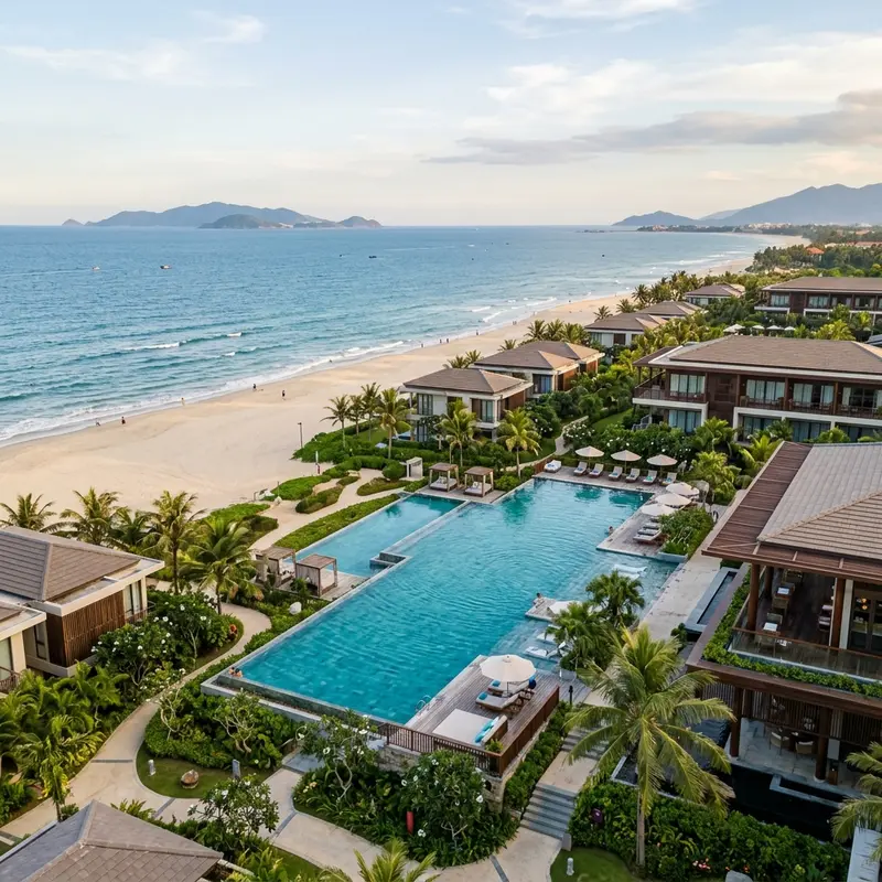 Khu nghỉ dưỡng siêu sang InterContinental Danang Sun Peninsula Resort nằm ẩn mình trên Bán đảo Sơn Trà