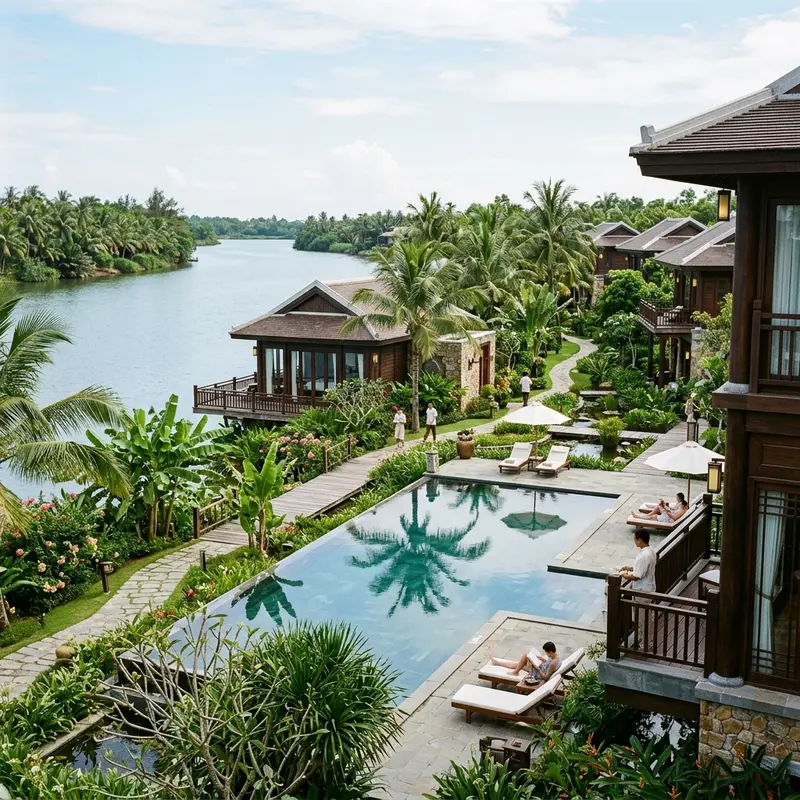Từ Sân bay Đà Nẵng đi Vinpearl Nam Hội An và Hoiana Resort