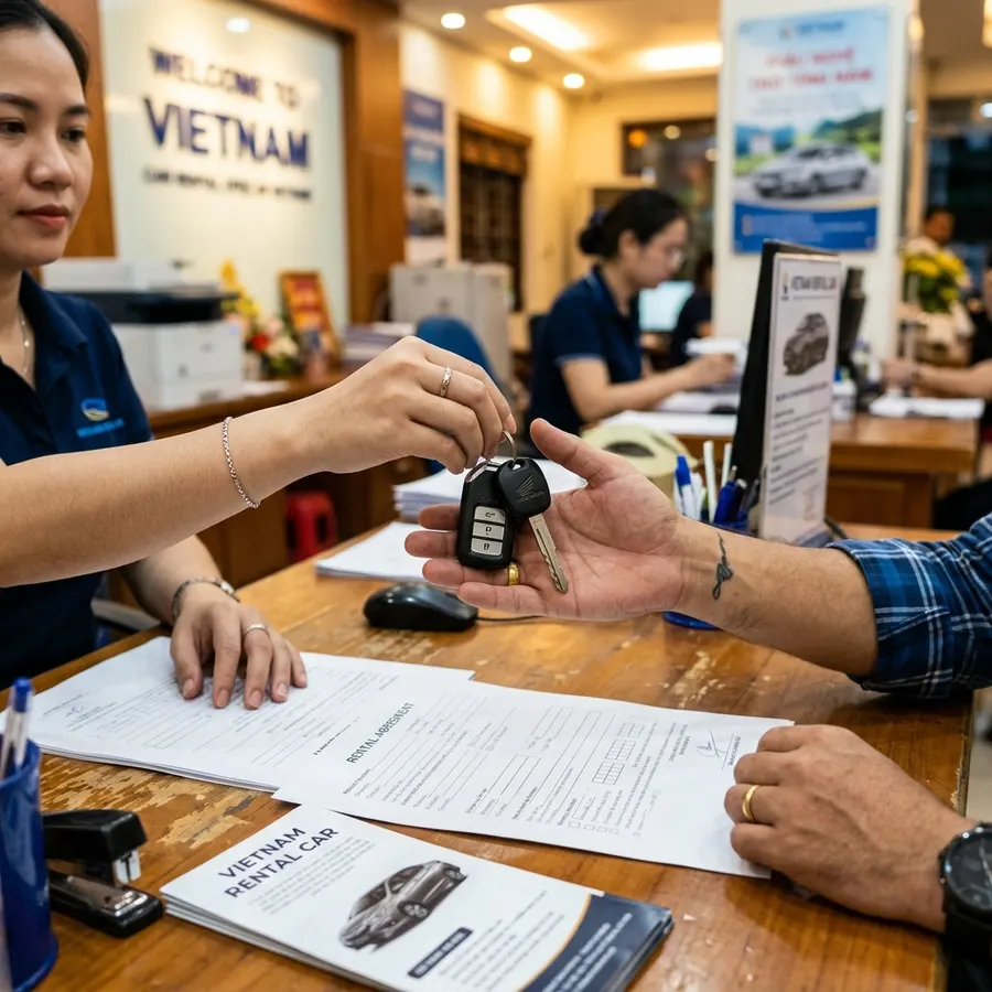 Bàn giao chìa khóa xe tự lái tại Đà Nẵng