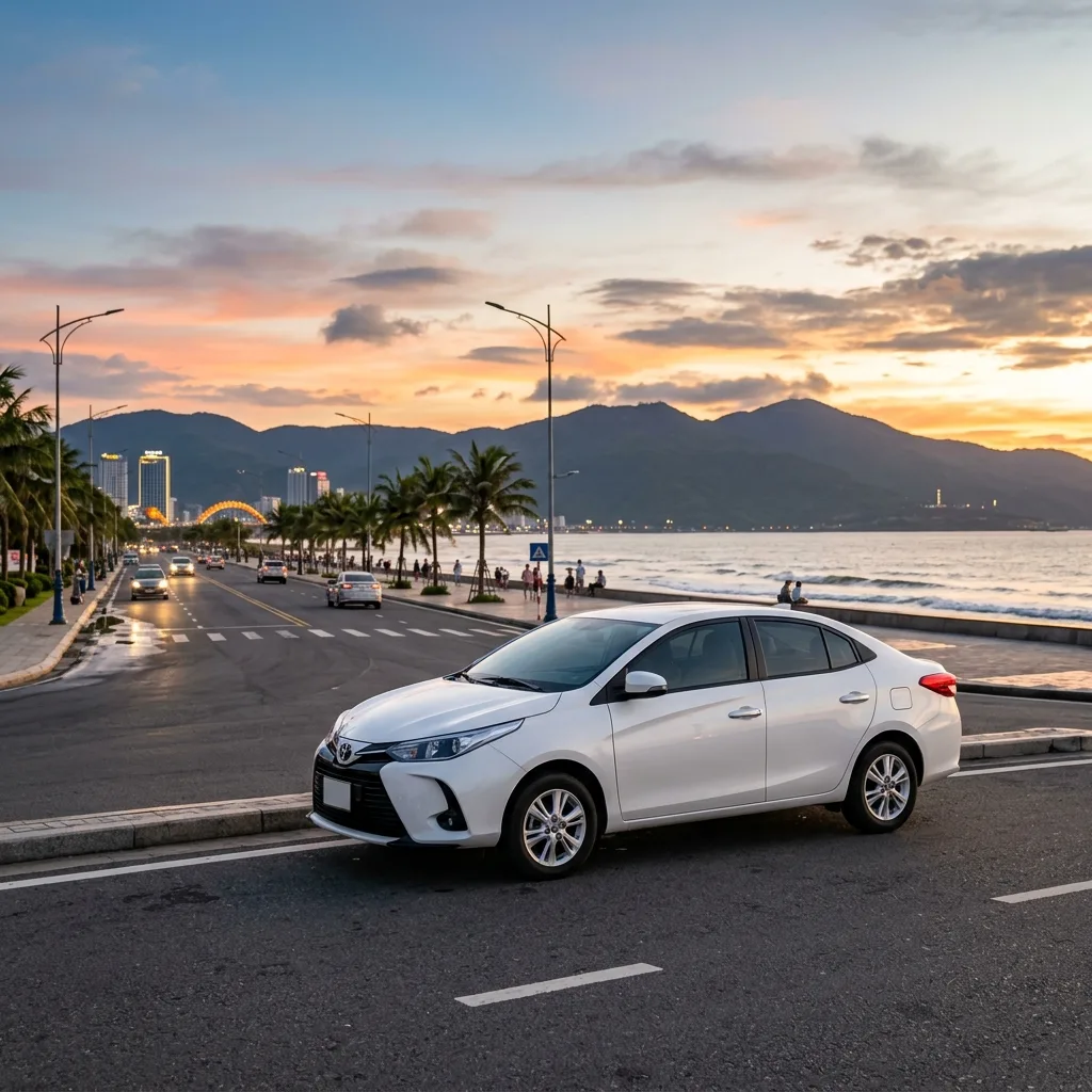 Bảng giá thuê xe 4 chỗ Đà Nẵng 2026: Vios, Accent, VF5