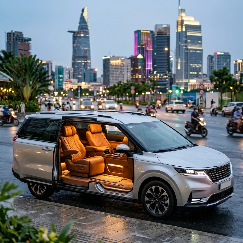 Thuê Xe Cho Khách Hàn Quốc Tại Đà Nẵng: Xe VIP