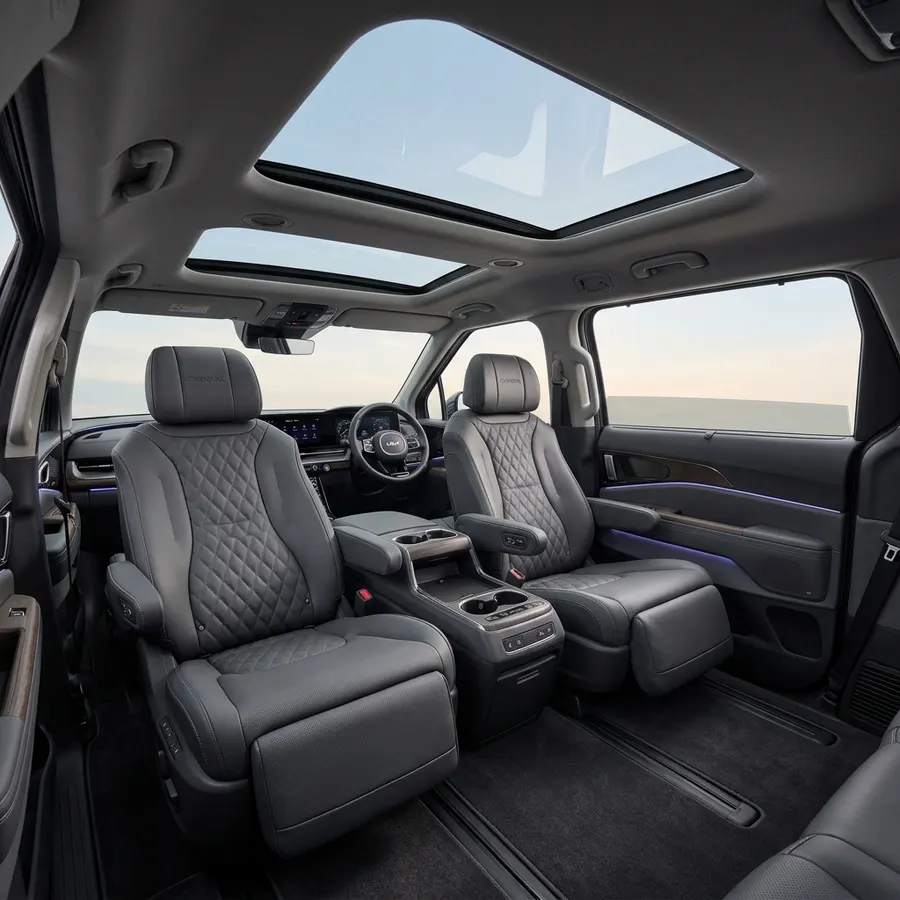 Nội thất cao cấp Kia Carnival 7 chỗ