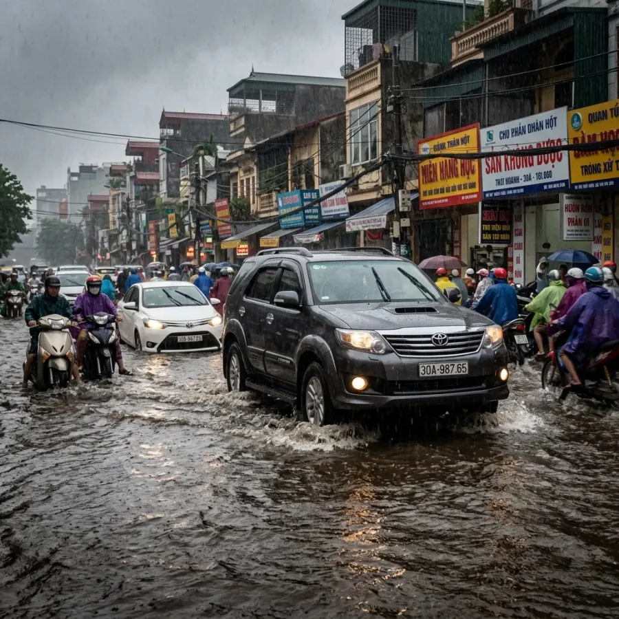 Kinh nghiệm thuê xe đi du lịch Đà Nẵng Hội An vào mùa mưa bão