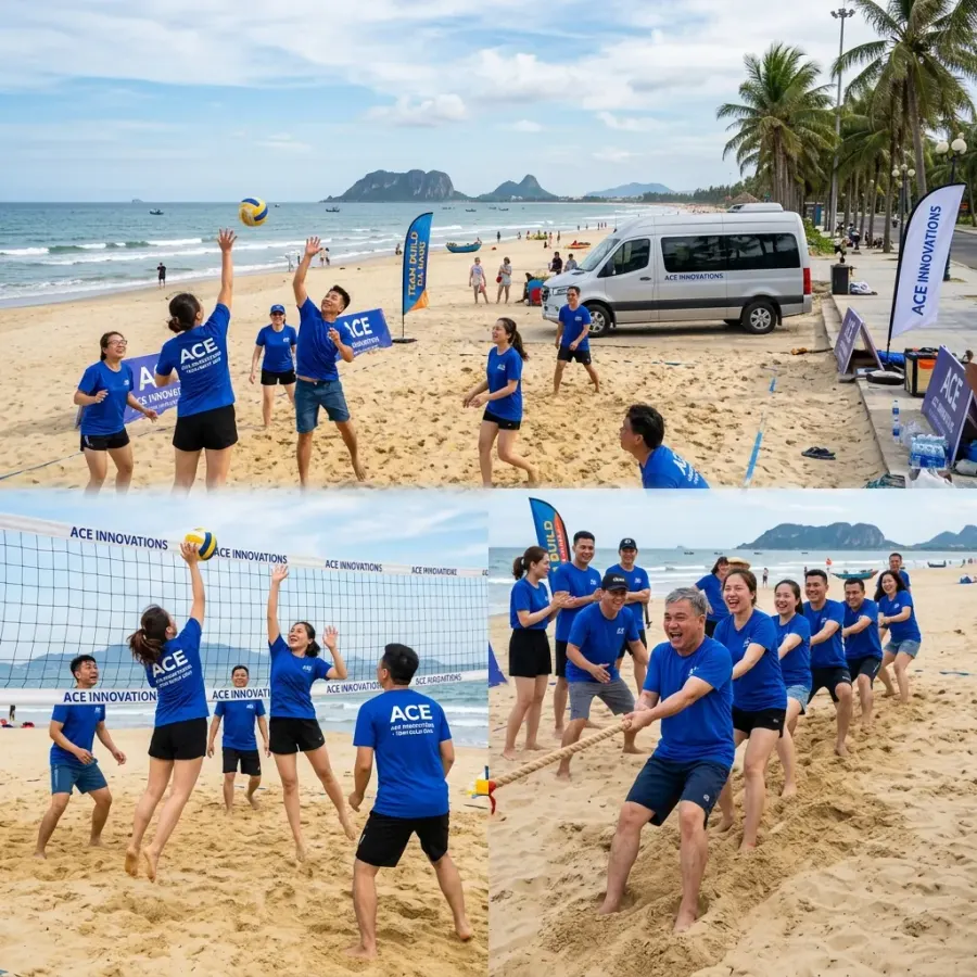 Thuê xe đoàn công ty team building Đà Nẵng – Hội An: Bí kíp...