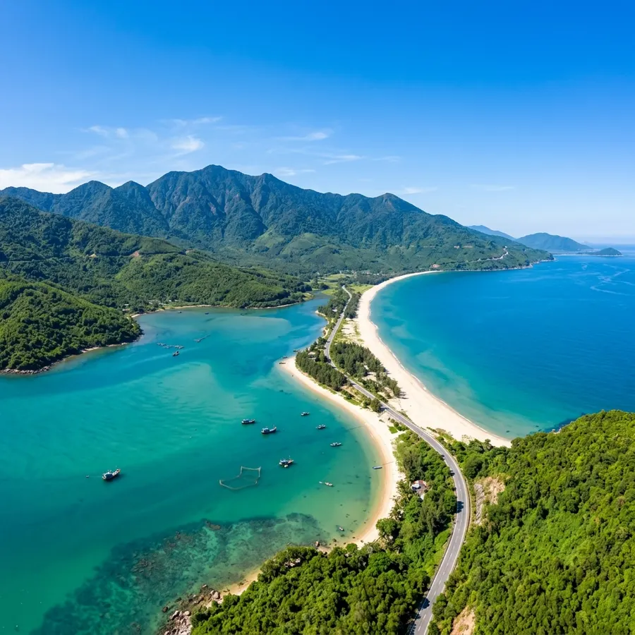 Vịnh Lăng Cô toàn cảnh đẹp hút hồn